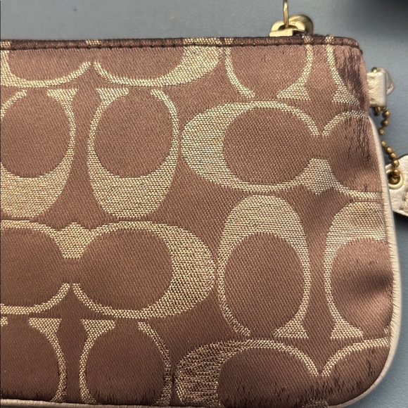 Coach | Tan and Brown Wristlet - Picture 6 of 7